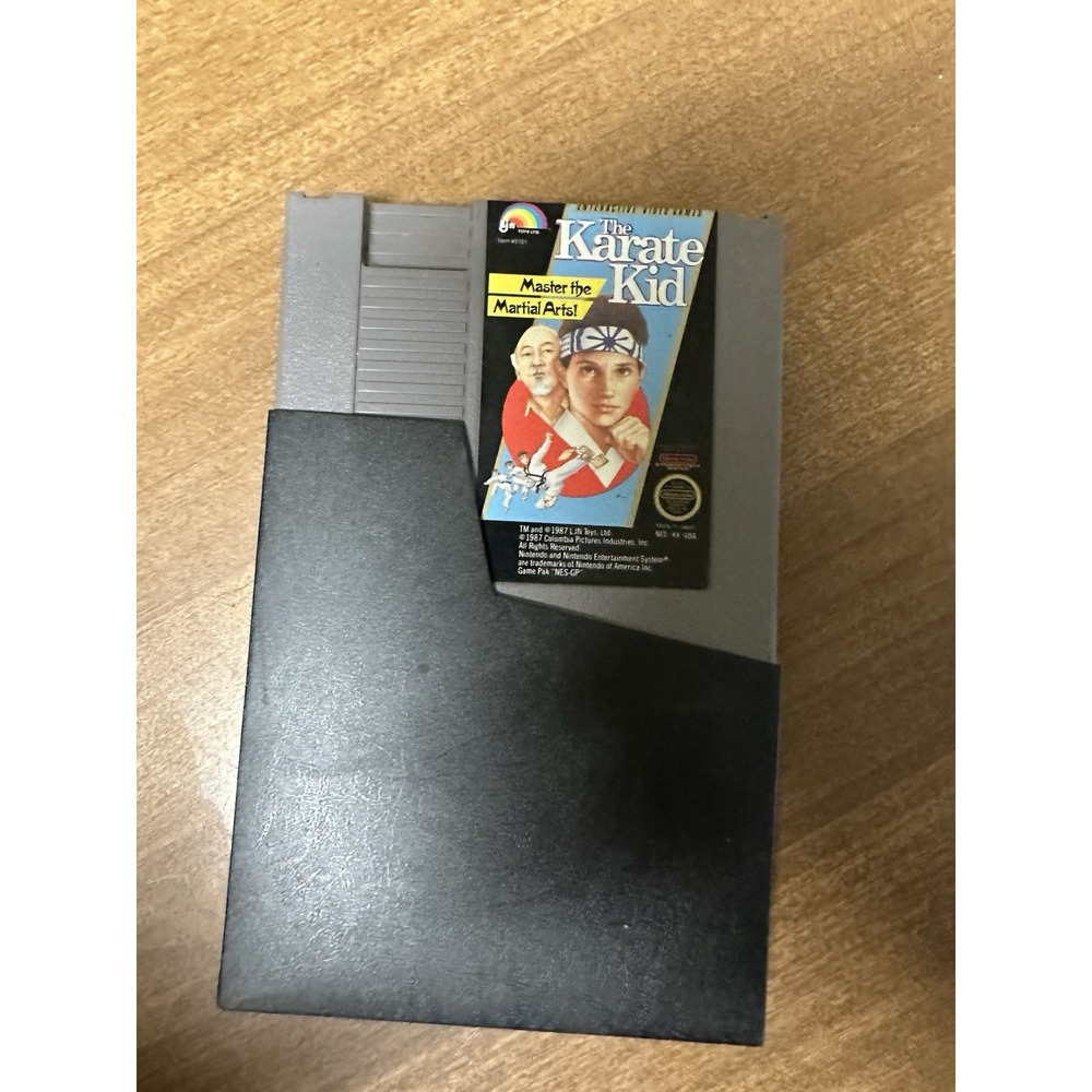 The Karate Kid Nintendo NES Clean Cartridge With Sleeve